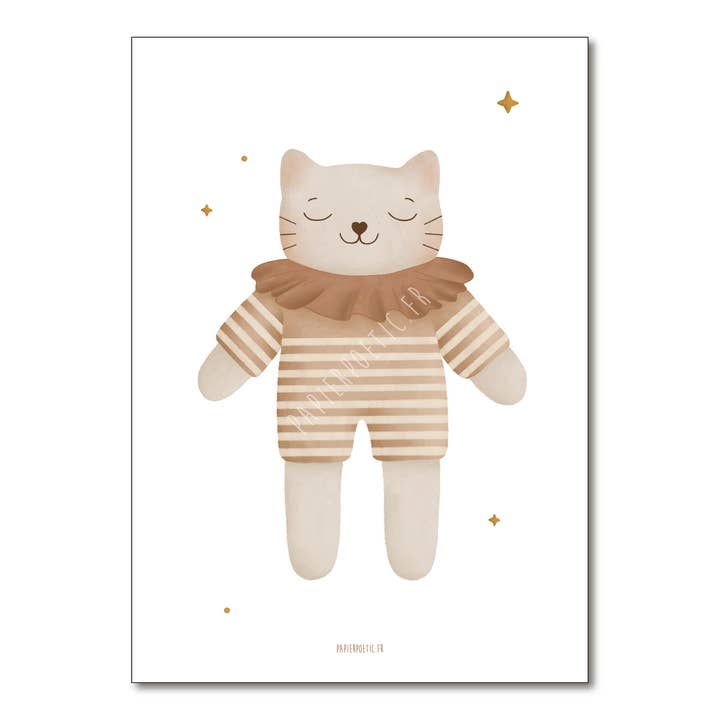 Papier Poetic - Wholesale Poster - Poster "White Cuddly Cat"