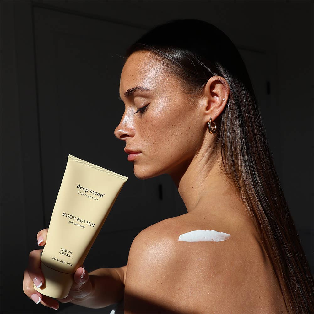 Deep Steep Clean Beauty - Wholesale Body Balm/Butter - Body Butter - Lemon Cream 6oz3