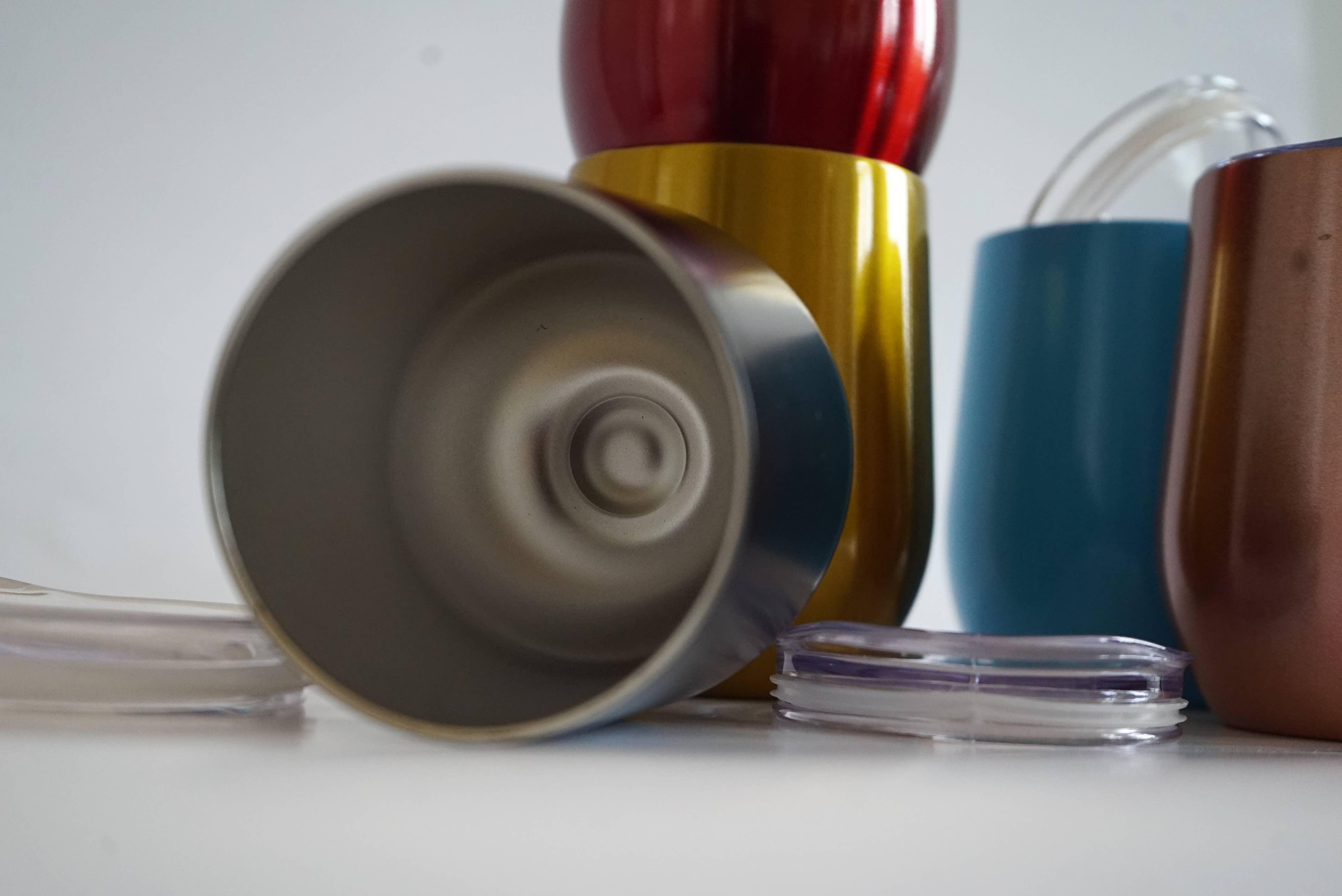 goud Glanzende zilveren wijnbeker van roestvrij staal voor groothandel op Faire4