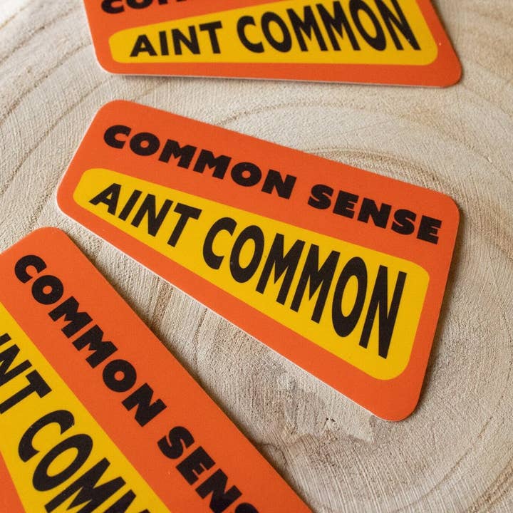 Doctor Scribble - Wholesale Sticker - Common Sense Ain't Common Vinyl Sticker5