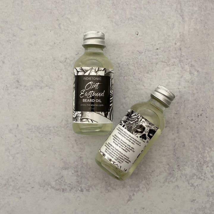 Óleo de barba de marca própria Clint Eastwood por atacado de IndieTonic