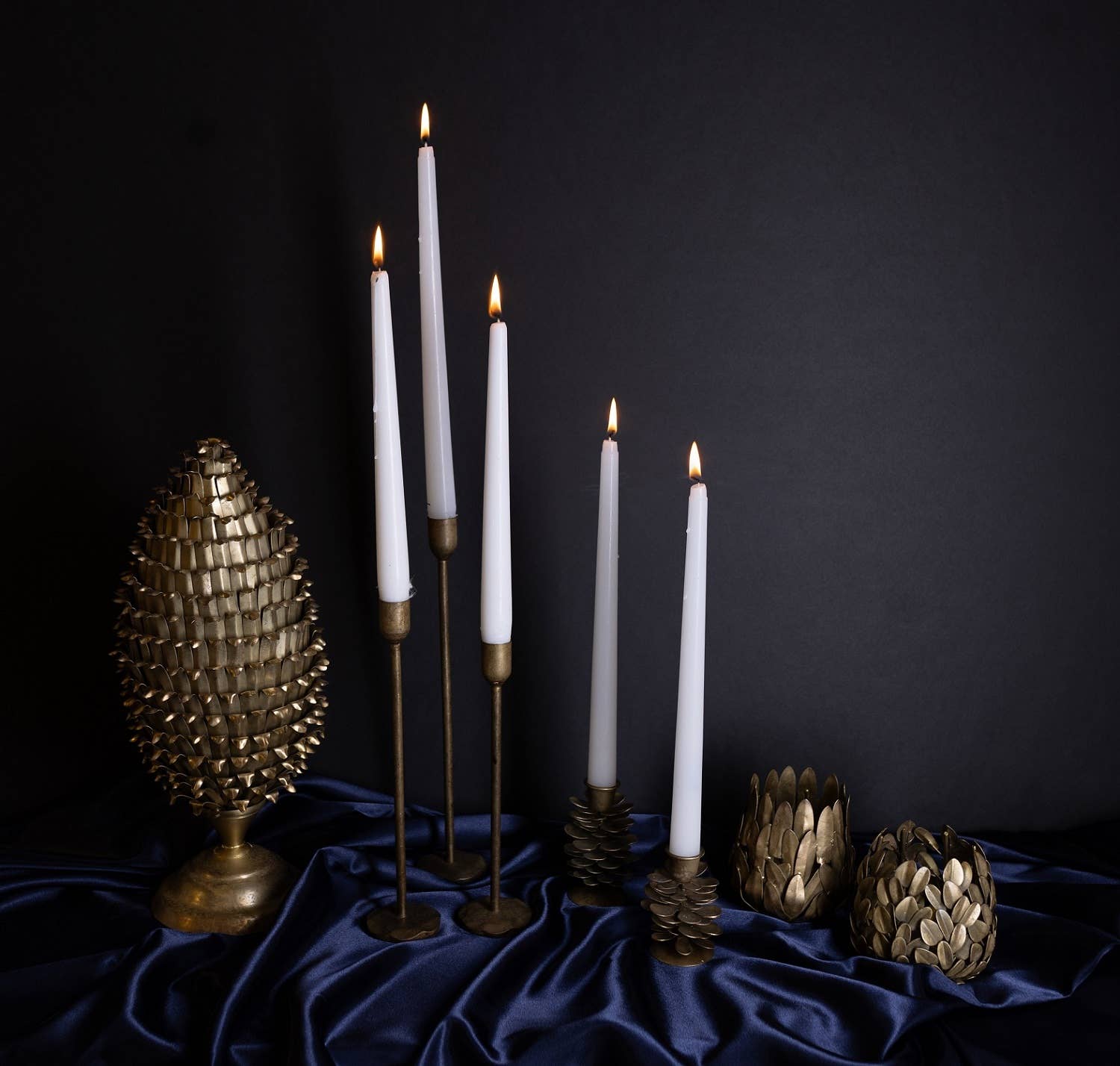 Votive Dia 3.75" Gold Crackle for wholesale on Faire3