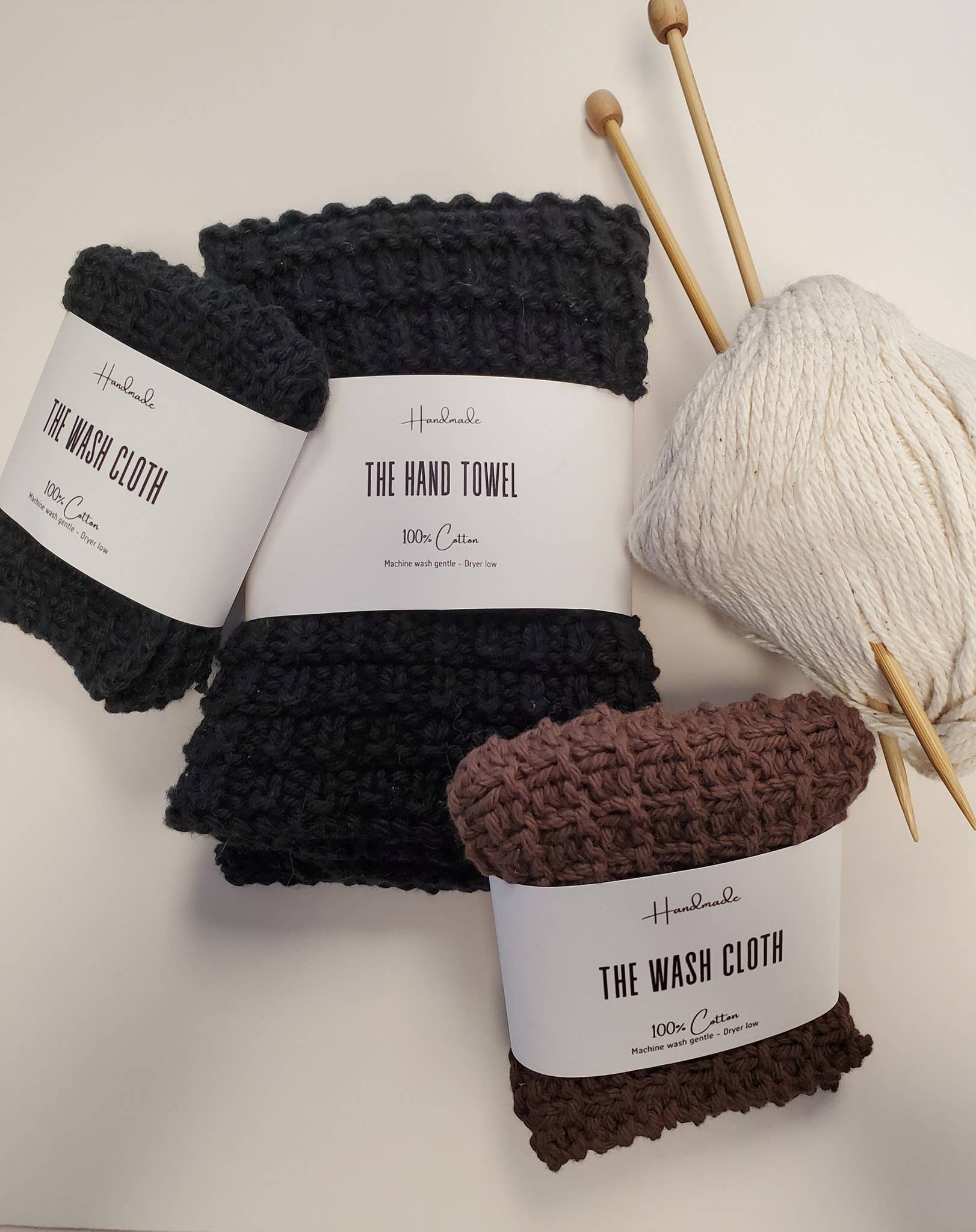 AbbySmilesDesign - Wholesale Wash Cloth - Cotton Waffle Knit Wash Cloths for Spa, handmade0