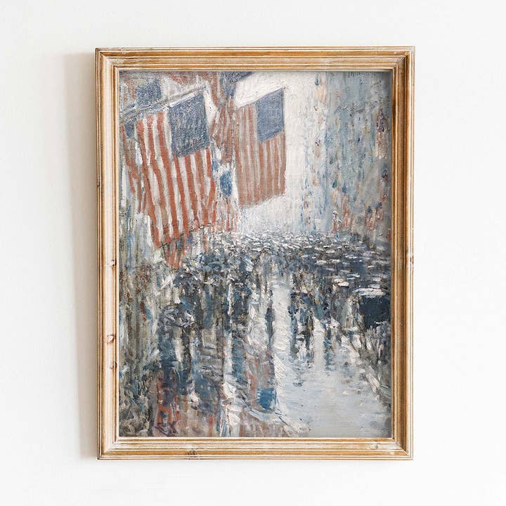 Fjärde juli Vintage Art Print för wholesale av Paper House Print Shop