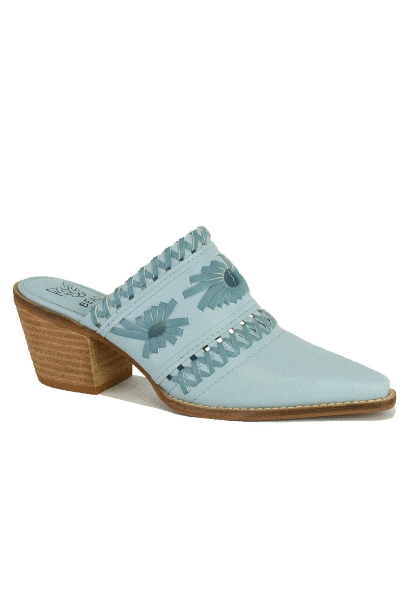 BEAST FASHION - Venta al por mayor Sandalias sin talón - Mujer - Mules de Tacón de Bloque Tejido TESSA-033