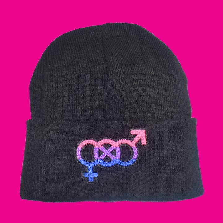 Bisexual Beanie for wholesale by Gay Nerd Goods