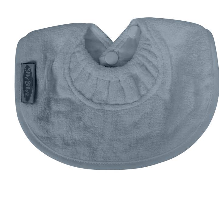 Silver Towel Infant Dribble Biblet for wholesale by Silly Billyz