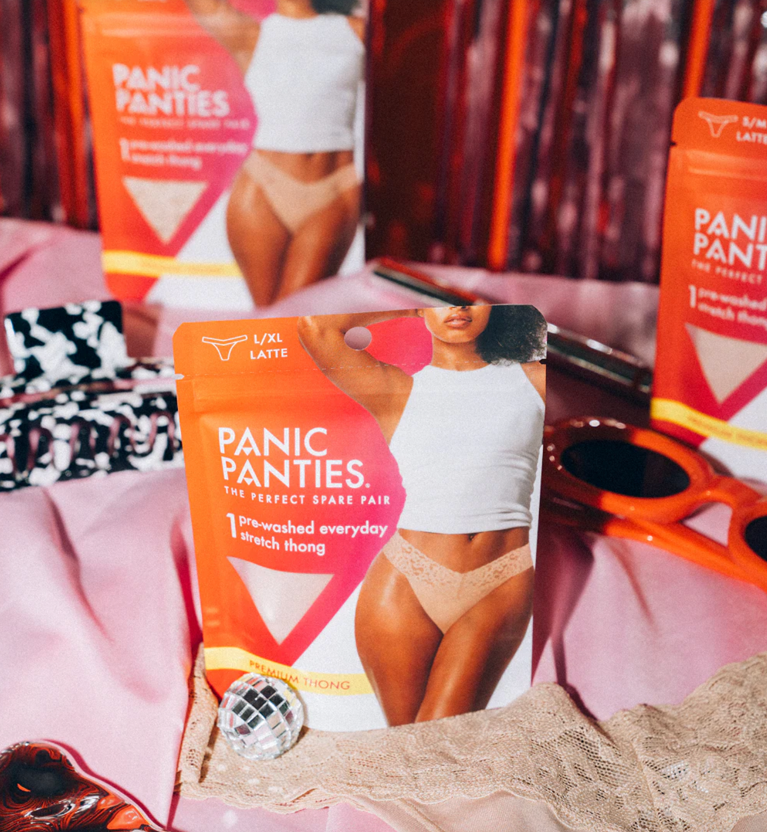 Panic Panties - Wholesale Underwear - Women's - Everyday Stretch Thong - Panic Panties Essentials9