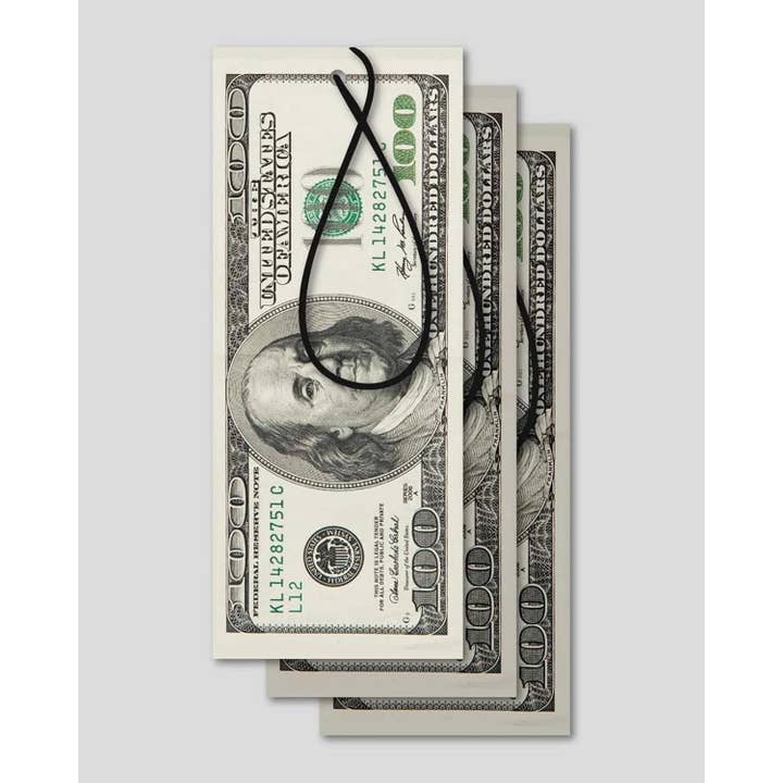AJ TOYS & GAMES - Wholesale Gag gift/novelty gift - PSD 100 Dollar Bill Car Freshener - 3 Pack2