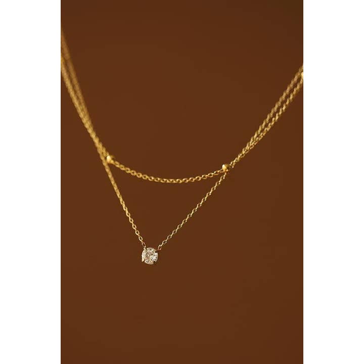 Gold 18K STAINLESS STEEL TARNISH FREE NECKLACE SET | 40NK382 for wholesale on Faire