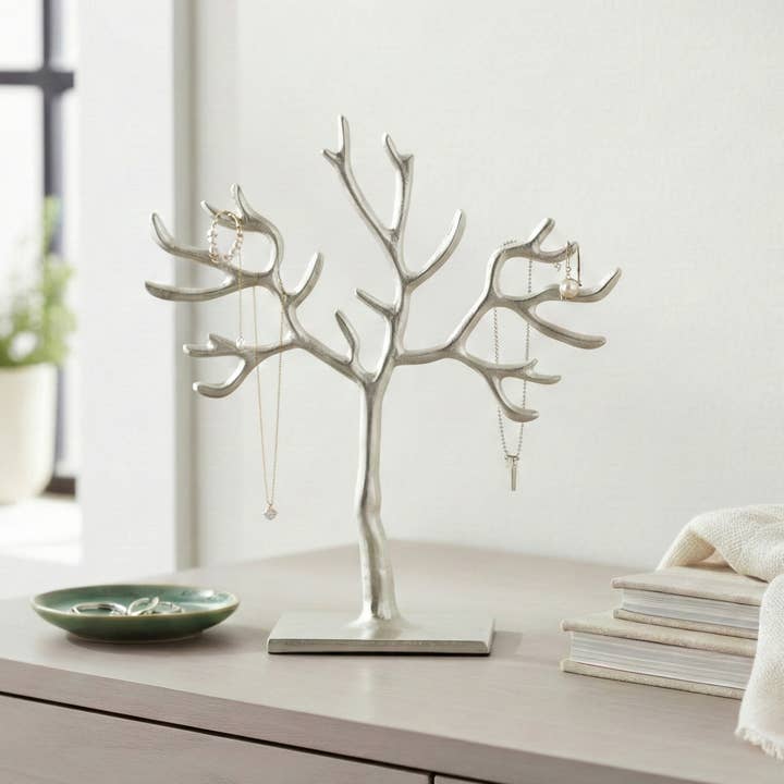 India Handicrafts Inc - Wholesale Jewelry Stand & Display - EcoChic Tree Jewelry Stand0