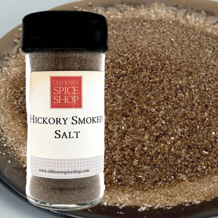 Hickory Smoked Sea Salt Smoky Gourmet Smokey Salt for Grill for wholesale by Old Town Spice Shop