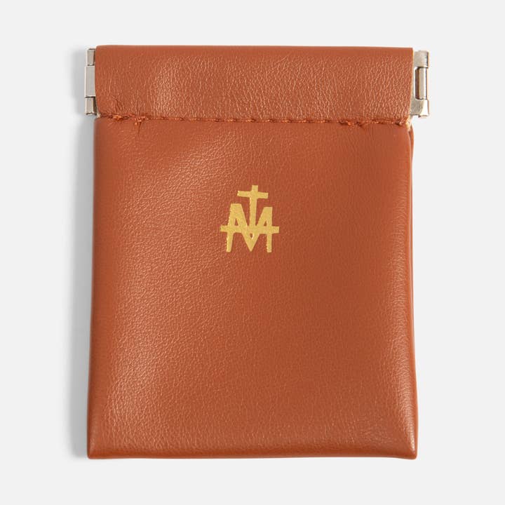 Be A Heart - Wholesale Pouch - Unisex - Brown Rosary Pouch0