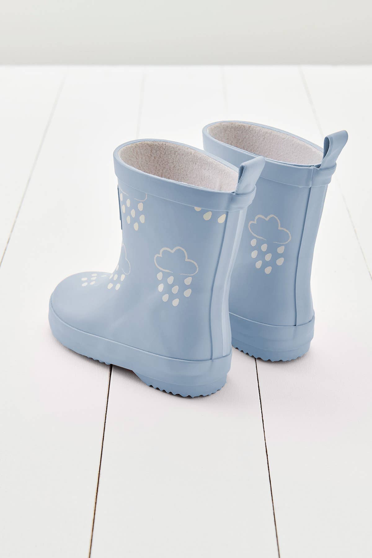 Grass & Air – wholesale Rain Boots – Child – Little Kids Baby Blue Colour-Revealing Wellies2