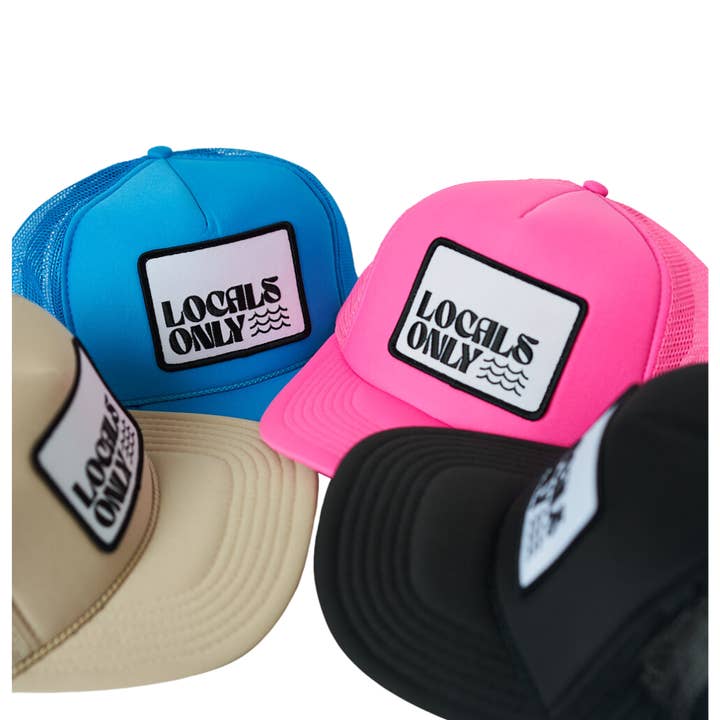 Local Beach - Wholesale Trucker Hat - Unisex - Locals Only II Patch Trucker Hat9
