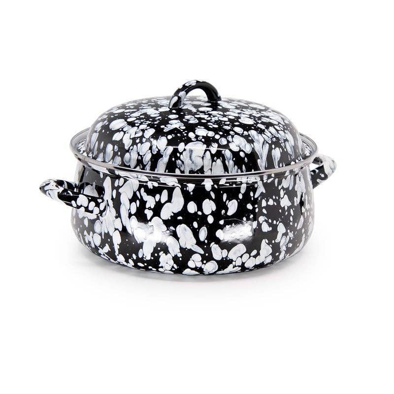 Crow Canyon Home - Vente Marmites - Faitout tourbillon en émail Golden Rabbit0