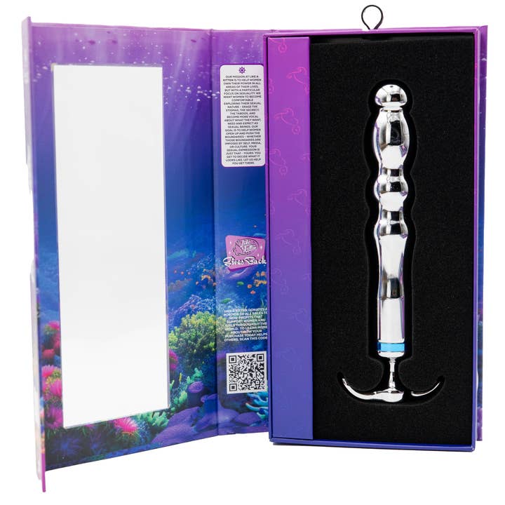 Like A Kitten - Wholesale Sex Toy - Hidden Treasure – Ribbed Vibrating Metal Toy5