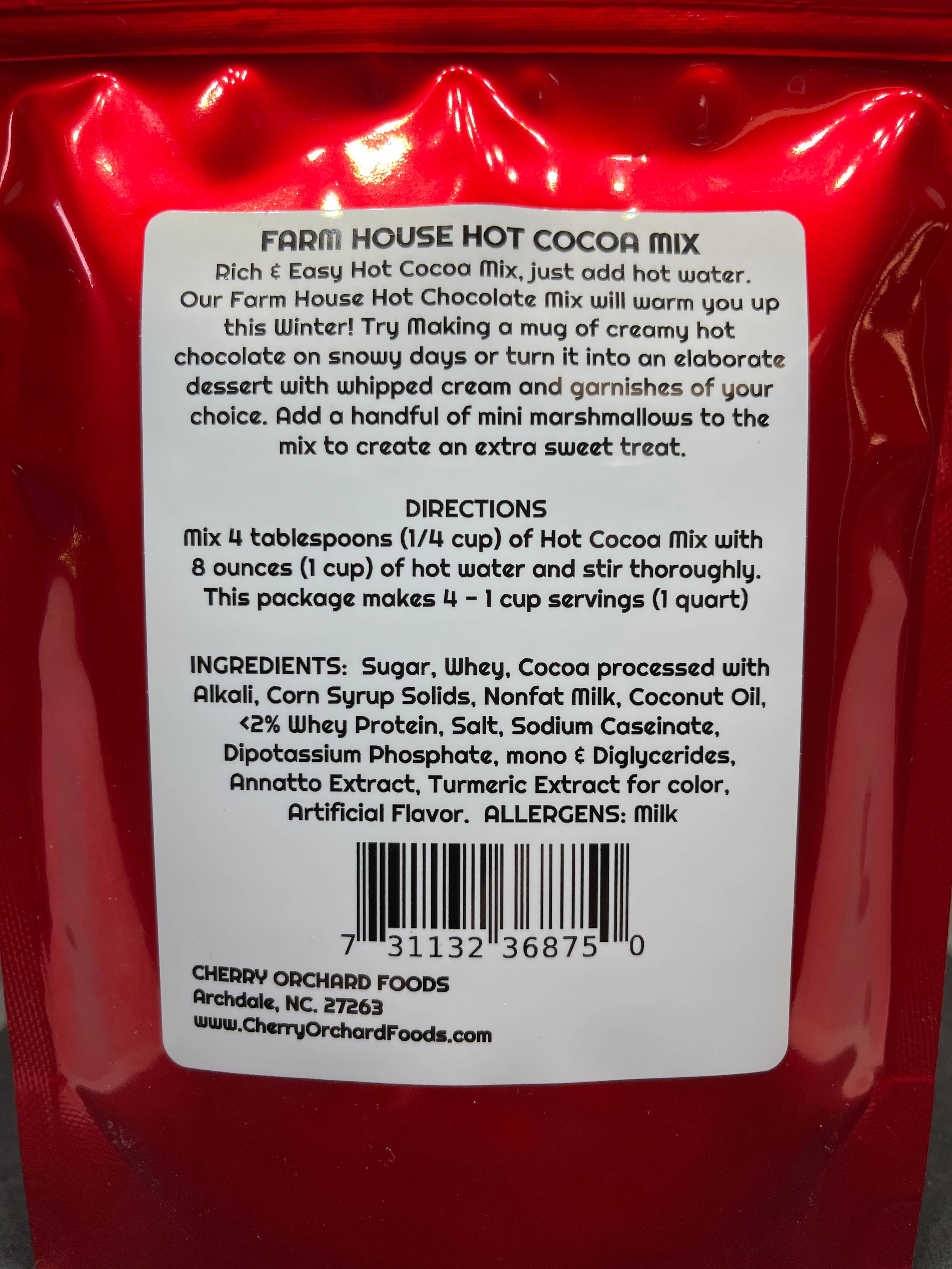 Cherry Orchard Foods - Wholesale Hot Cocoa Mix/Kit - Farm House Beverages5