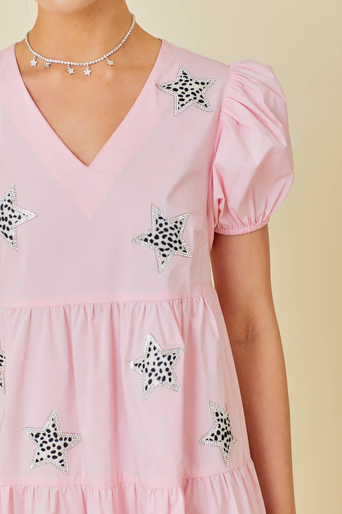 Main Strip – wholesale Klänning - Dam – Leopard Star Klänning2