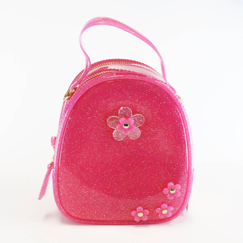 Doe a Dear - Wholesale Crossbody Bag - Kids - P30 B3930F Floral Motifs Jelly Purse4