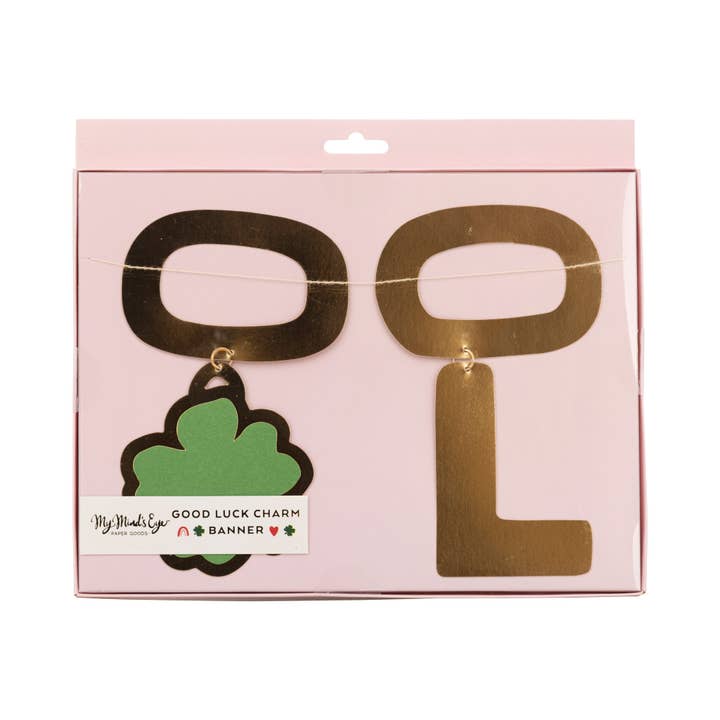 My Mind’s Eye - Wholesale Party Sign/Banner - SPD1102 - Good Luck Charm Banner