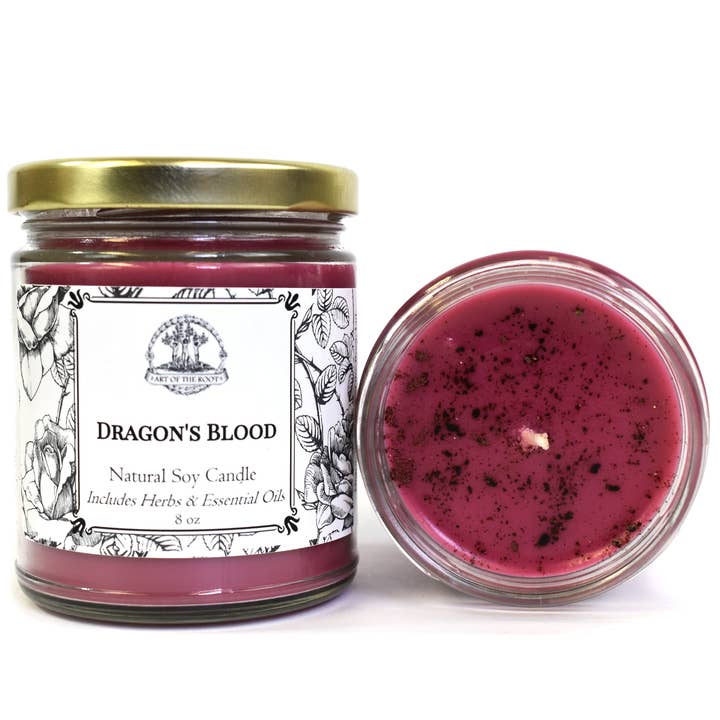 Dragons Blood Soy Spell Candle for wholesale by Art of the Root