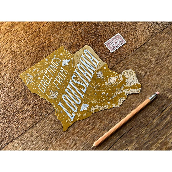 Noteworthy Paper & Press - Wholesale Postcard - Louisiana Postcard2