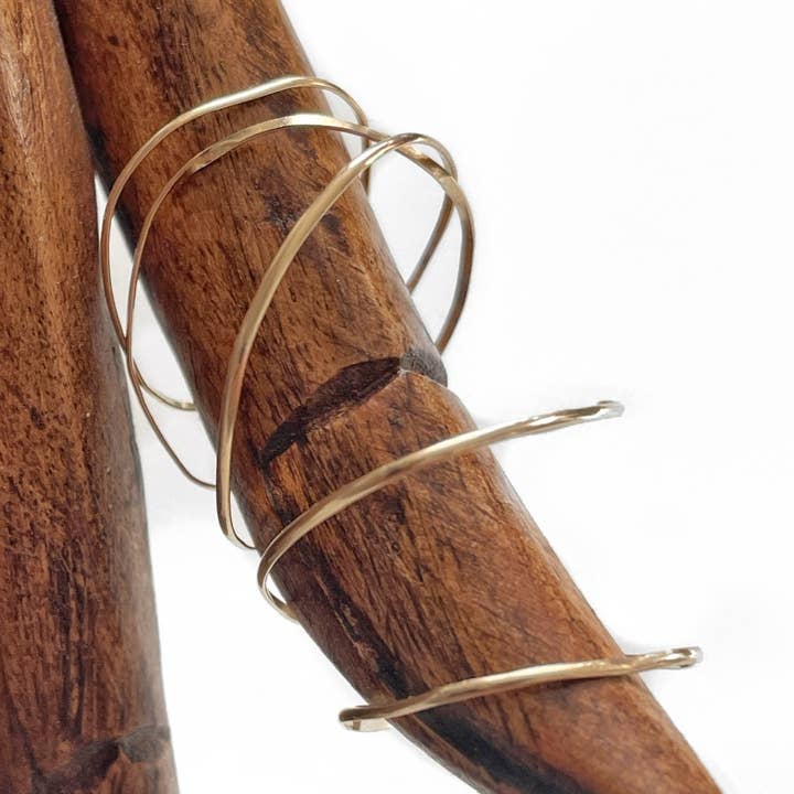 High Vibe Sentiments - Wholesale Cocktail/Statement Ring - “Ethereal” Ring (Gold Filled)0