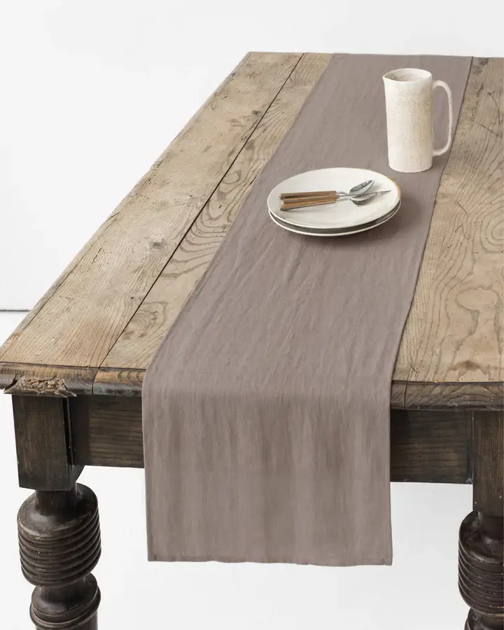 MagicLinen (We handle U.S. import procedures for you) - Wholesale Table Runner - Linen table runner in various colors3