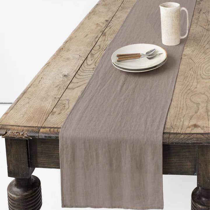 MagicLinen (We handle U.S. import procedures for you) - Wholesale Table Runner - Linen table runner in various colors3