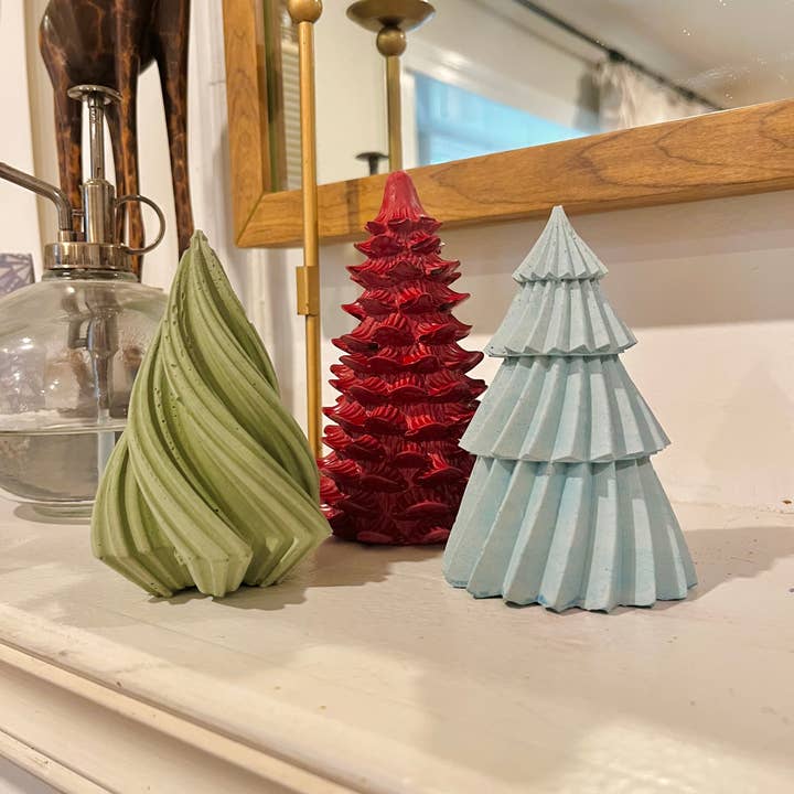 Make My Day Design - Wholesale Christmas Decoration - Cement Christmas Tree Figurines4