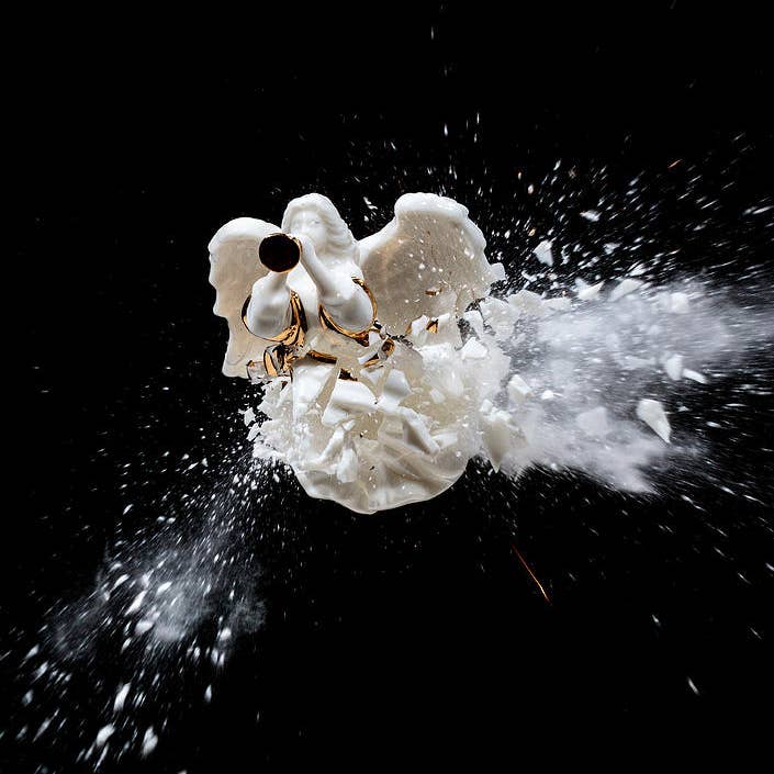 Beleza Estilhaçada Impressão de Arte Abstrata Metálica SB3 por atacado de Breaking Rules Photography