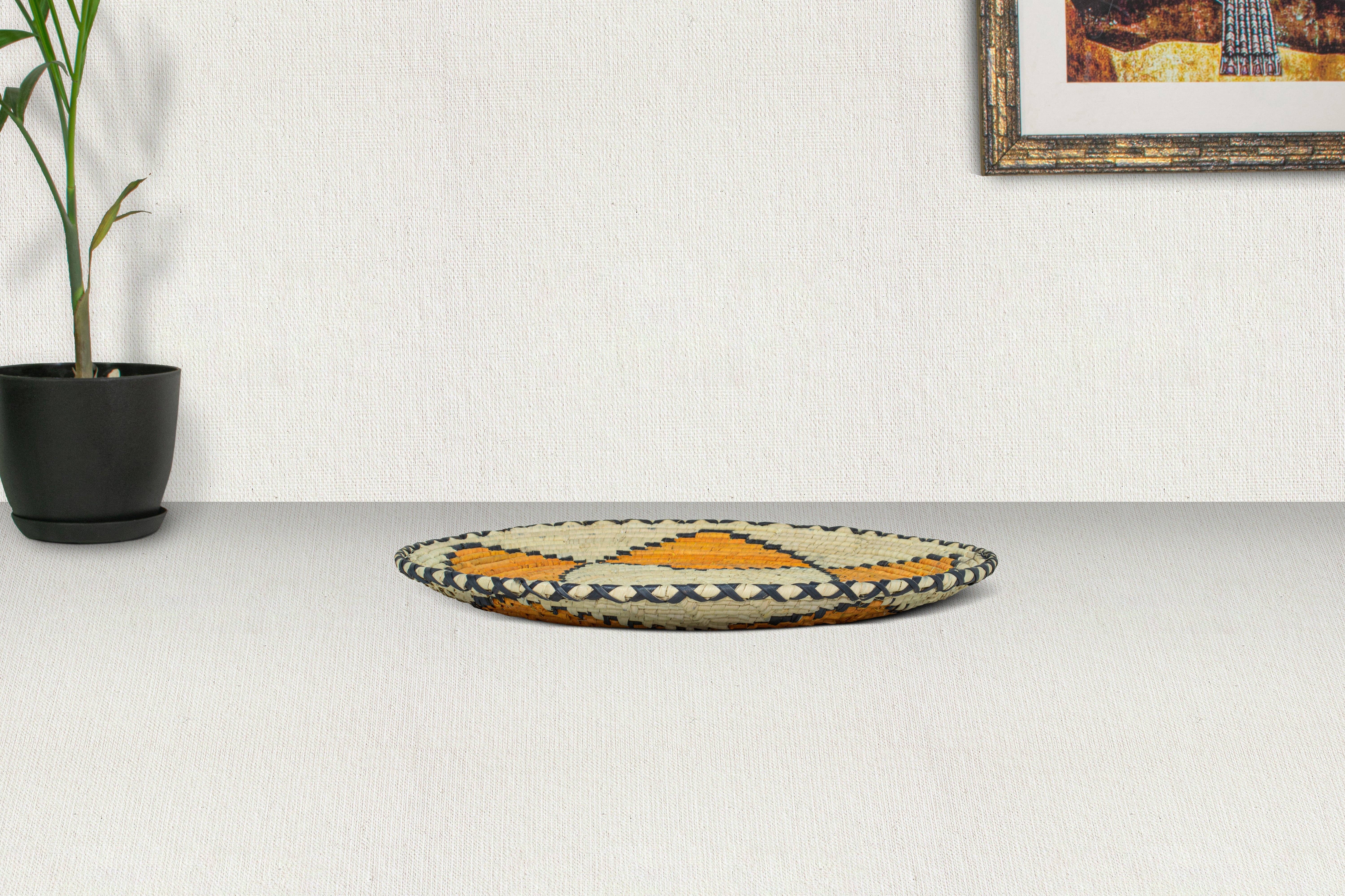 ArtisanalEmporiumLLC - Wholesale Basket - Five Ships Star Flat Basket 12-Inch PL-307-126