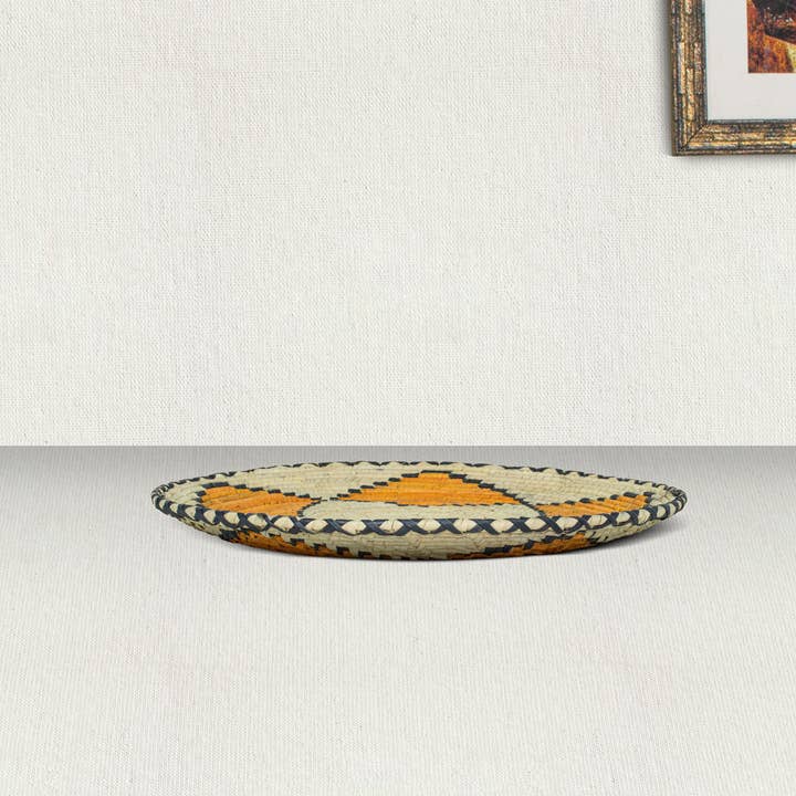 ArtisanalEmporiumLLC - Wholesale Basket - Five Ships Star Flat Basket 12-Inch PL-307-126