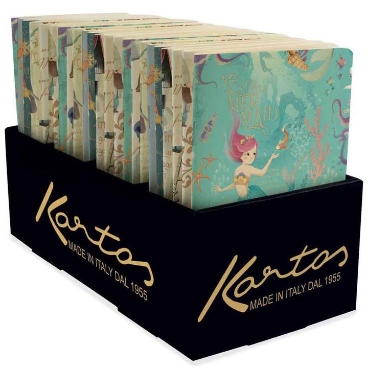 Carnets à couverture souple Fairy Tales, format A5, avec présentoir (24) pour la vente par San Lorenzo Design