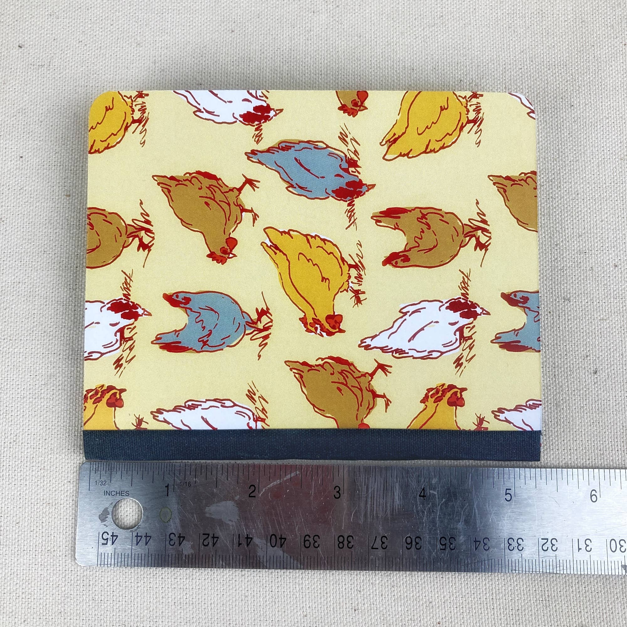 Esther Sketch - Wholesale Notebook - Chickens Notebook with Lined Paper 5"x4.5"6