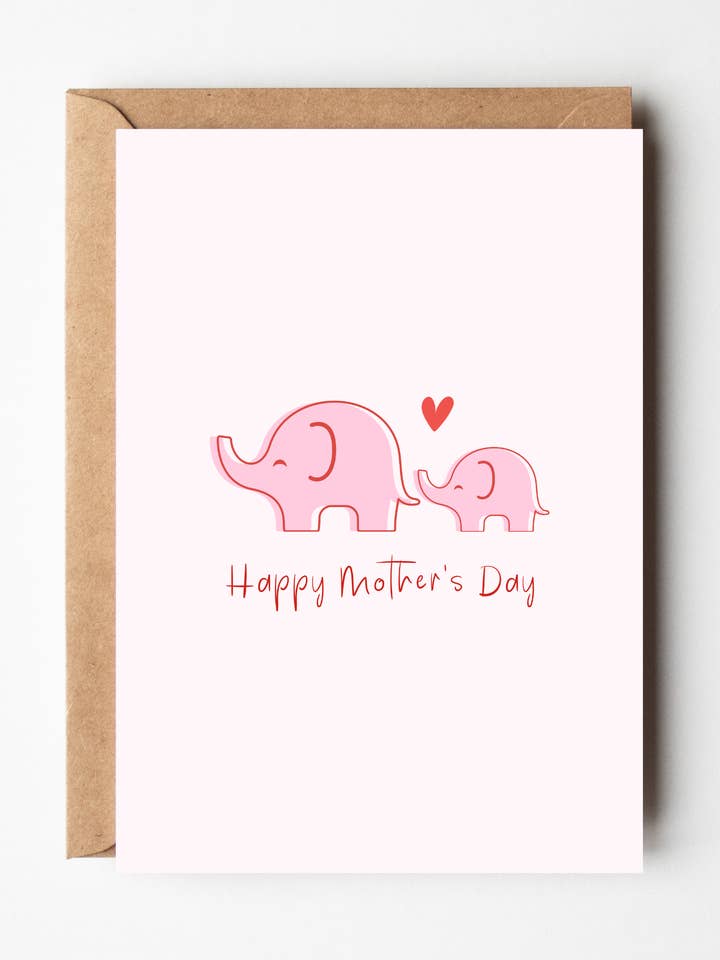 A6 Happy Mother's Day Card | Cute Card Mum | Love You Mum for wholesale by By Honey Studios