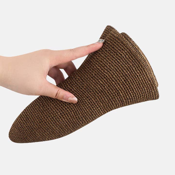 Dipped Shop - Wholesale Straw Hat - Women's - Casual Wide Brim Handwoven Straw Bucket Hat DP25E4151