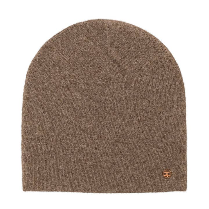 2172-01-5 GORRO DE CAXEMIRA-MERINO CASTANHO NOZ por atacado de BICKLEY + MITCHELL AMSTERDAM