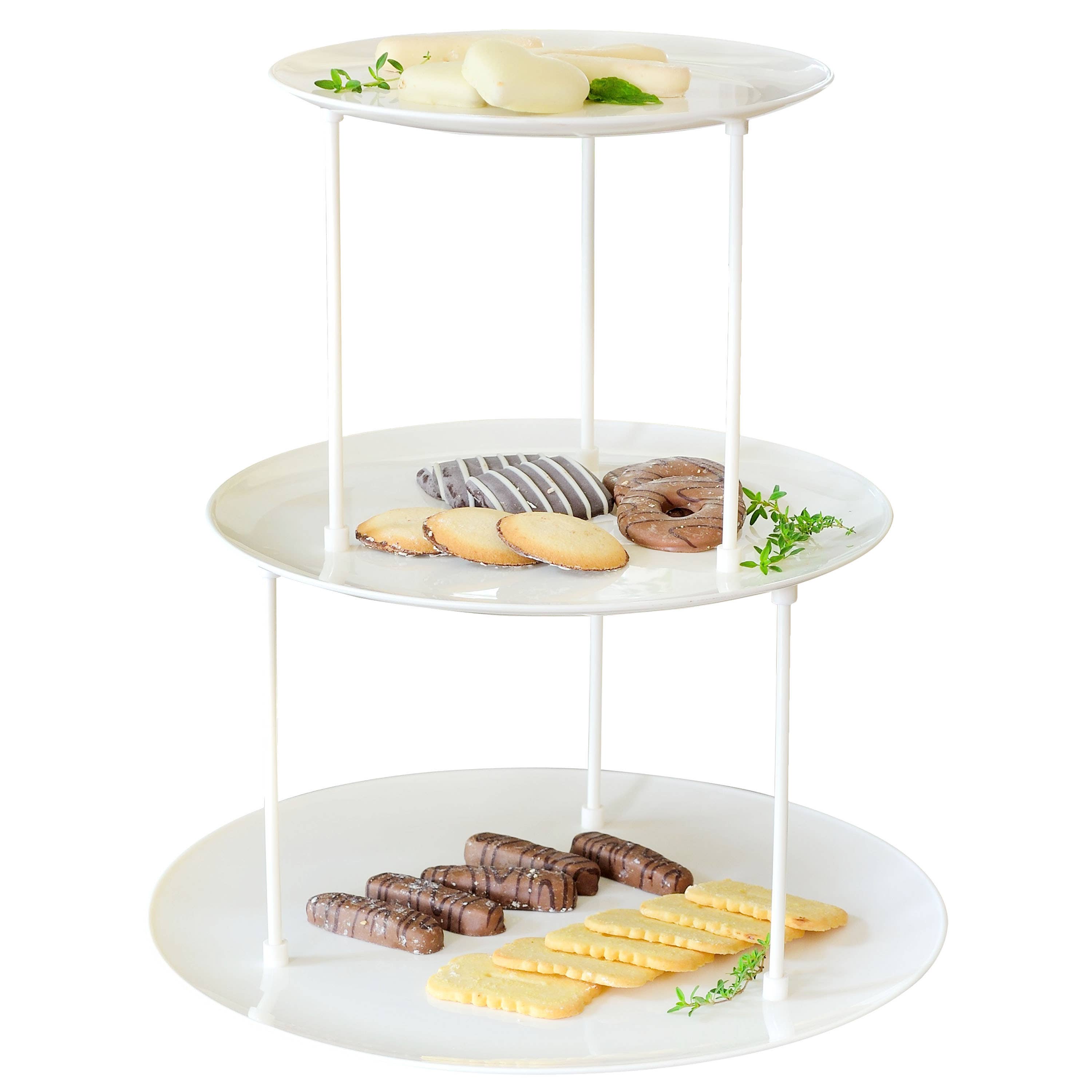 Youngever - Wholesale Serving Tray - Youngever 3 Tier Serving Tray, 3 Tier Cupcake Stand, Dessert0