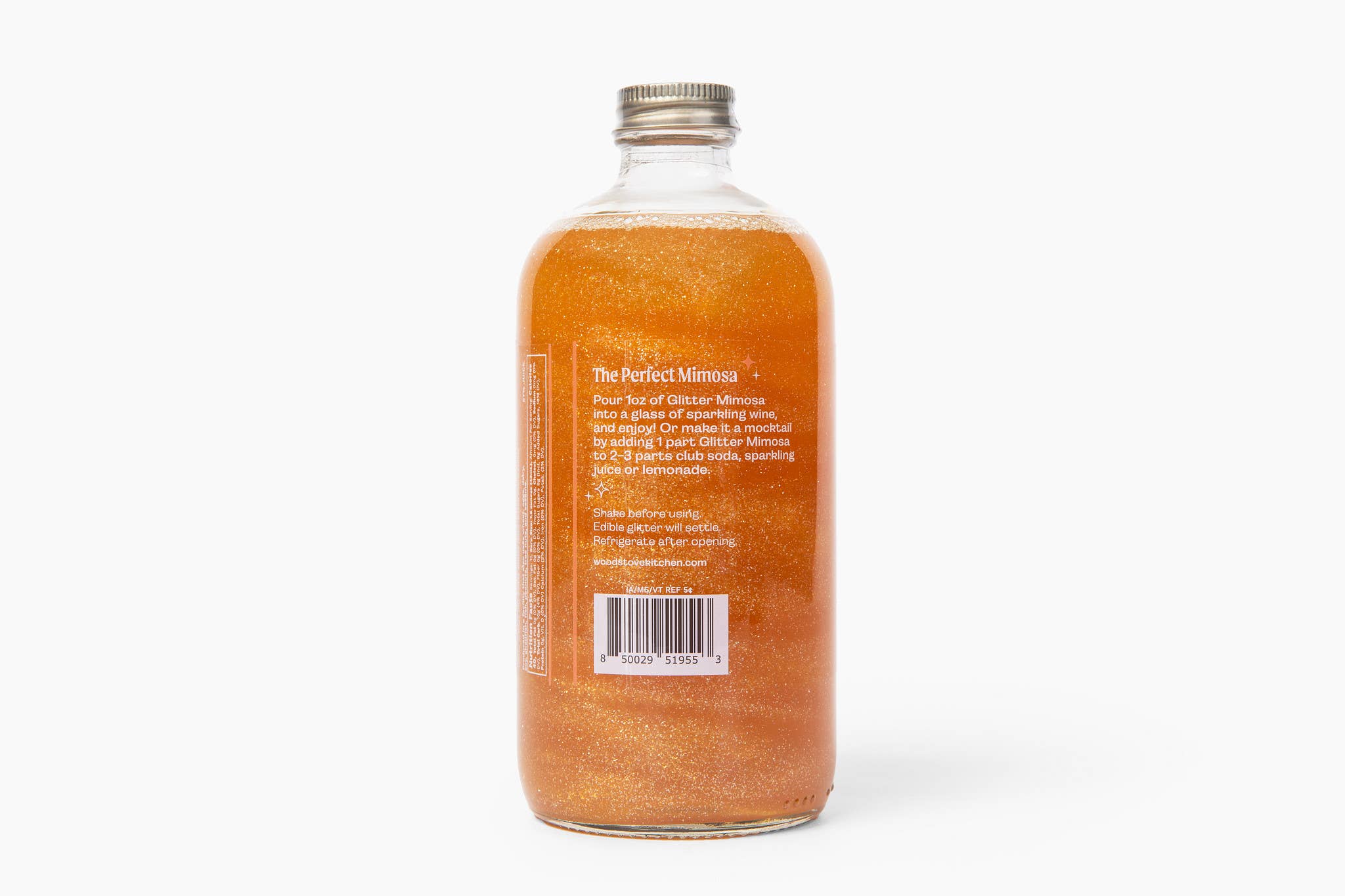 Wood Stove Kitchen - Wholesale Cocktail Mix/Syrup - Glitter Mimosa Mixer, 16 fl oz1