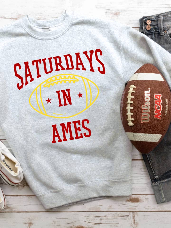 Saturdays in Ames Crew Sweatshirt | Fall | Football for wholesale by Rivals Inc. Wholesale