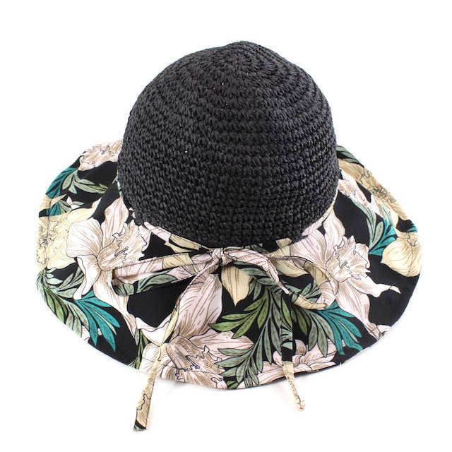 Pretty Persuasions - Vendita all'ingrosso Cappello di paglia - Donna - H24007 Cappello in paglia Gulf Breeze1