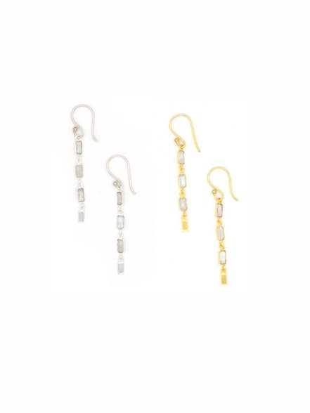 Triple Elegance Drop Earrings for wholesale by Fair Anita