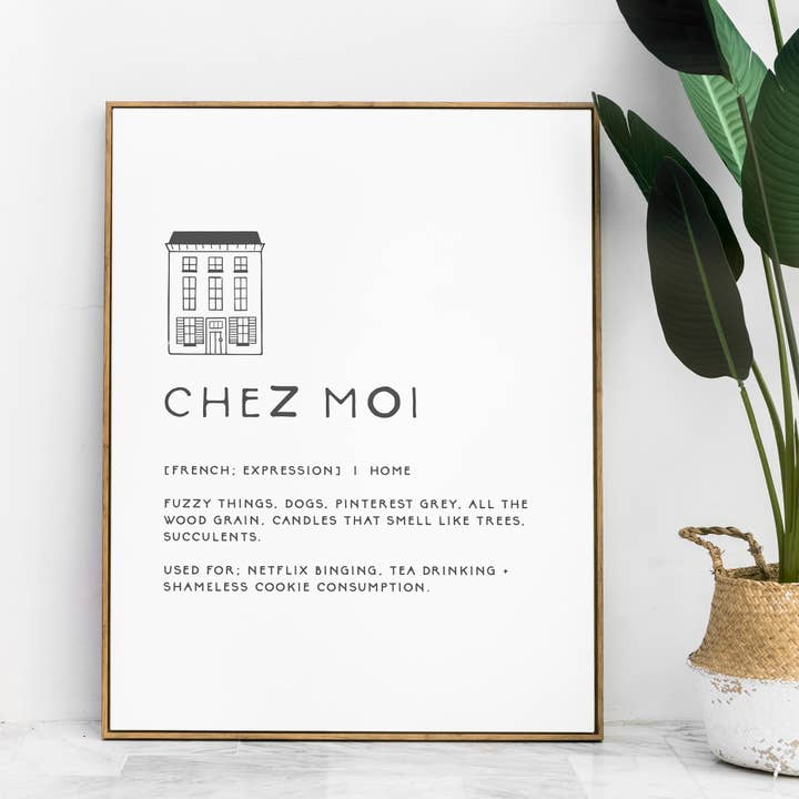 Chez Moi | Art Print for wholesale by LILOU