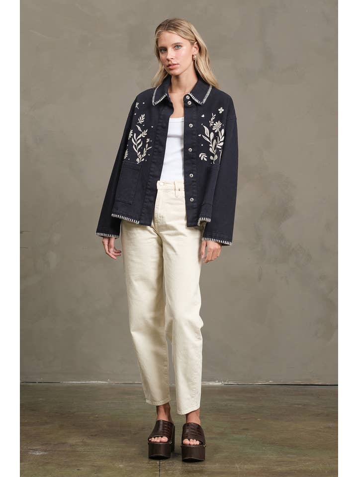 RAISONNEL - Wholesale Jacket - Women's - Embroidered Folk Jacket - RJ107511