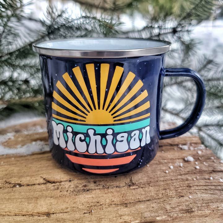 Superior Sweet Water - Wholesale Coffee Mug - Retro Michigan Coffee Mug, Michigan Coffee Mug, Retro Michig