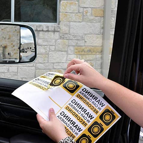 Mandala Crafts - Wholesale Sticker - Car Security Camera Window Sticker5