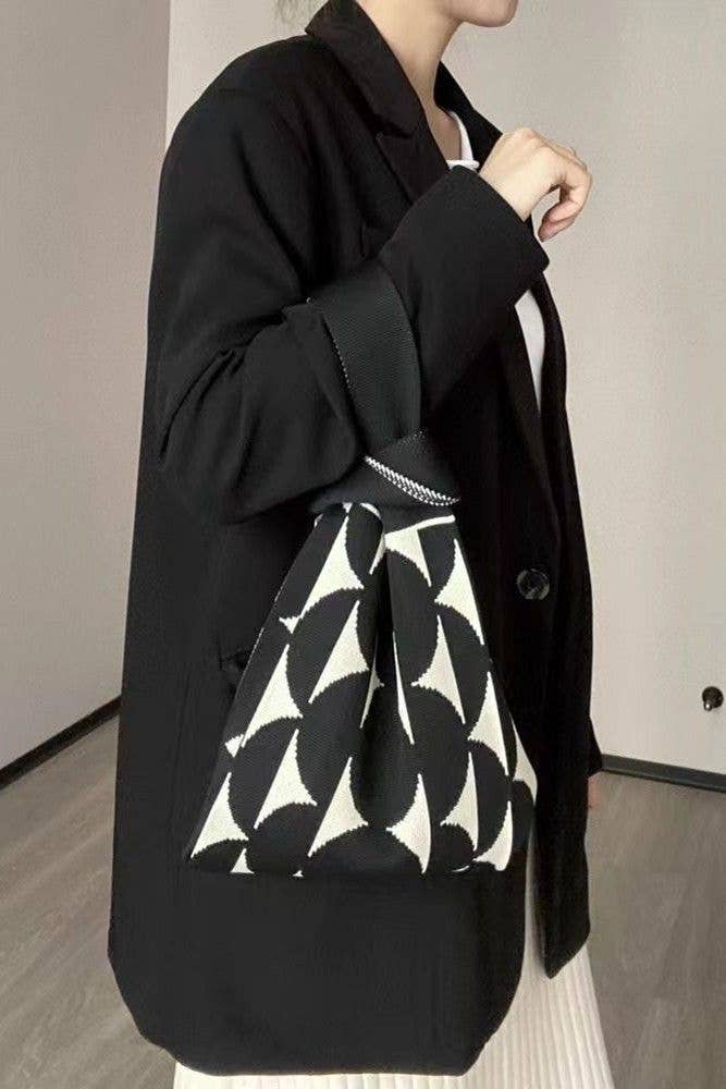 UNISHE - Wholesale Grocery/Shopping Bag - Knit Tote Shopping Bag MOQ 10pcs ZK11365