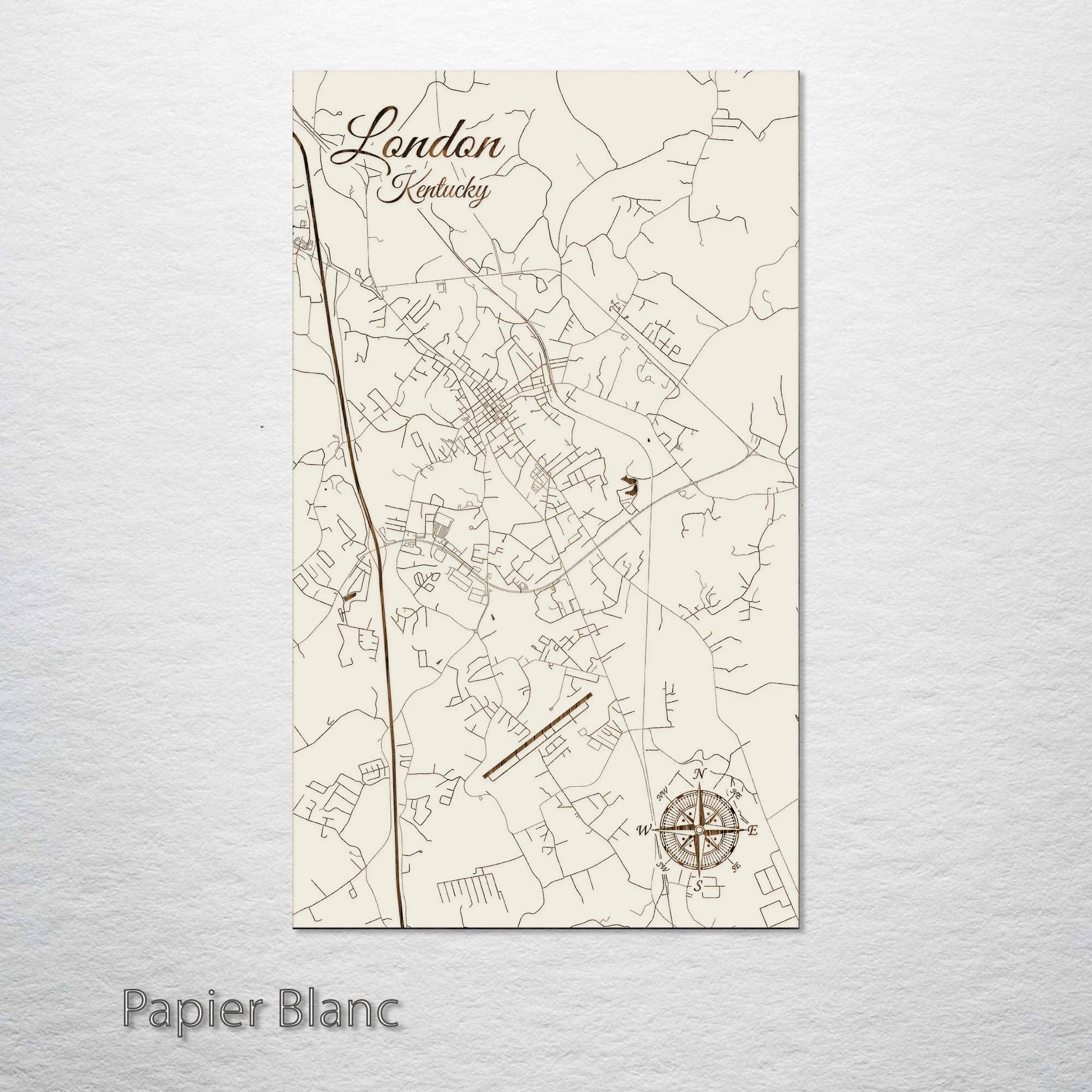 Fire & Pine - Vente Cartes - Kentucky : Plan des rues de Londres3